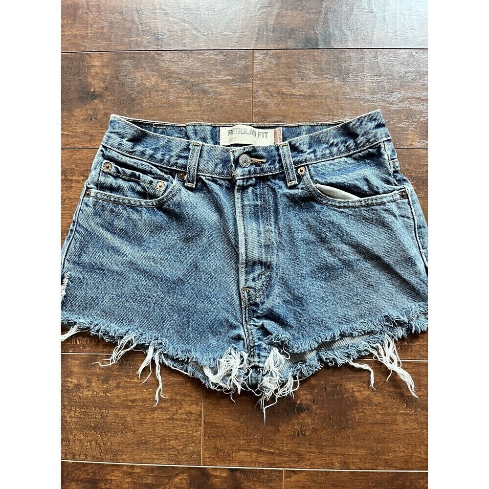 Levis 503 Cut Off Jean Shorts Distressed Read Below